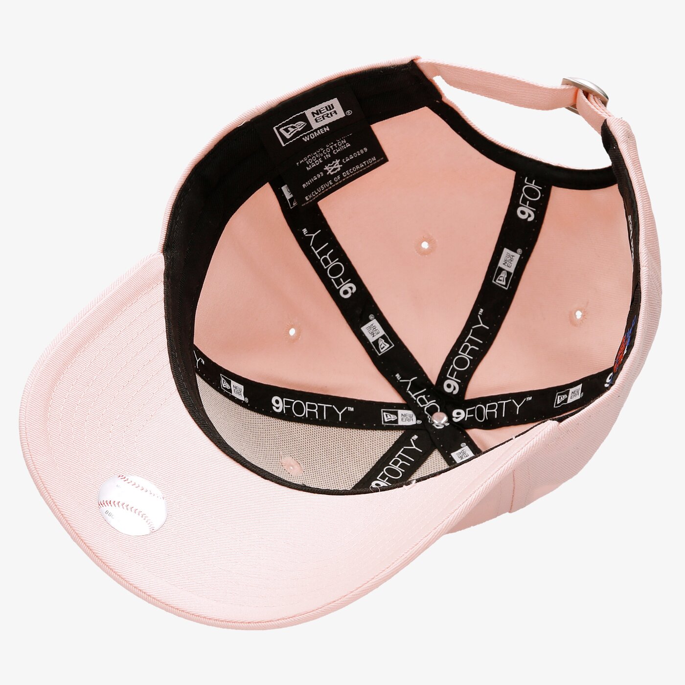 Дамска шапка с козирка NEW ERA MLB 9FORTY NEW YORK YANKEES CAP ESSENTIAL NY YANKEES 80489299 цвят розов