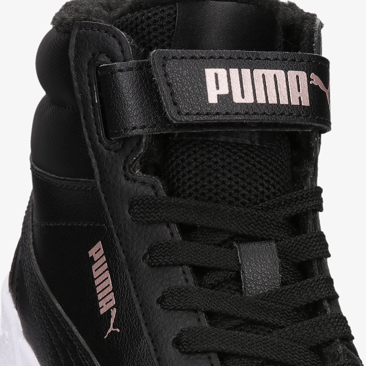 Детски маратонки PUMA CARINA MID FUR JR 30968301 цвят черен