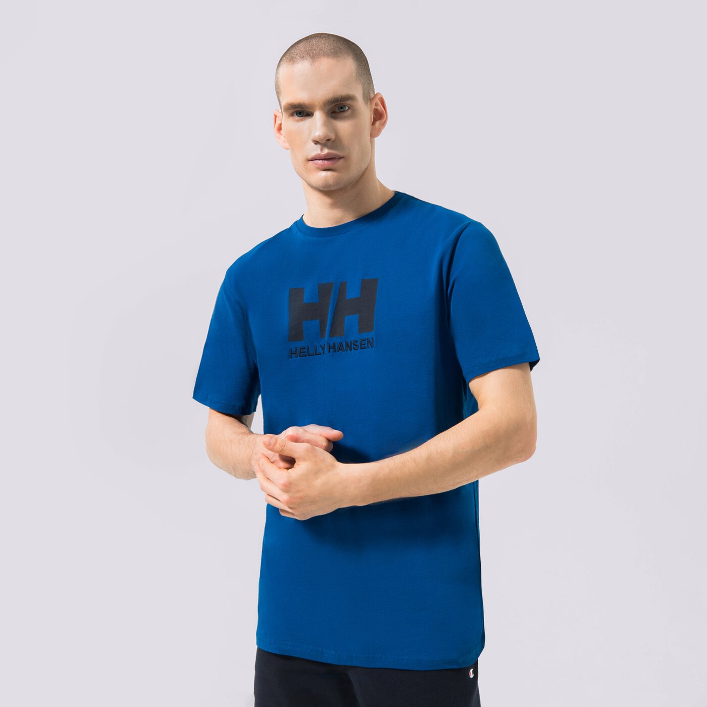 Мъжка тениска HELLY HANSEN ТЕНИСКА HH LOGO ТЕНИСКА 33979606 цвят тъмносин
