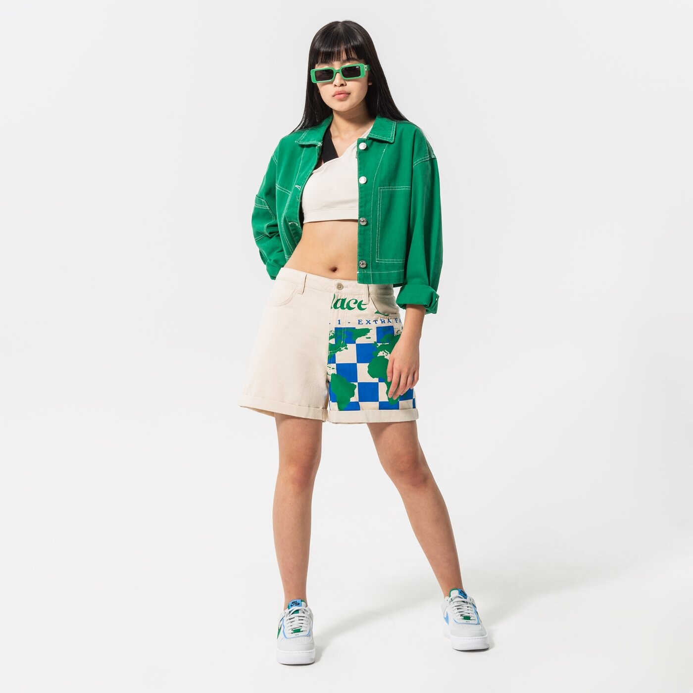 Дамски къси панталони VANS ШОРТИ ECO POSITIVITY SHORT vn0a5lhz7vj1 цвят бежов