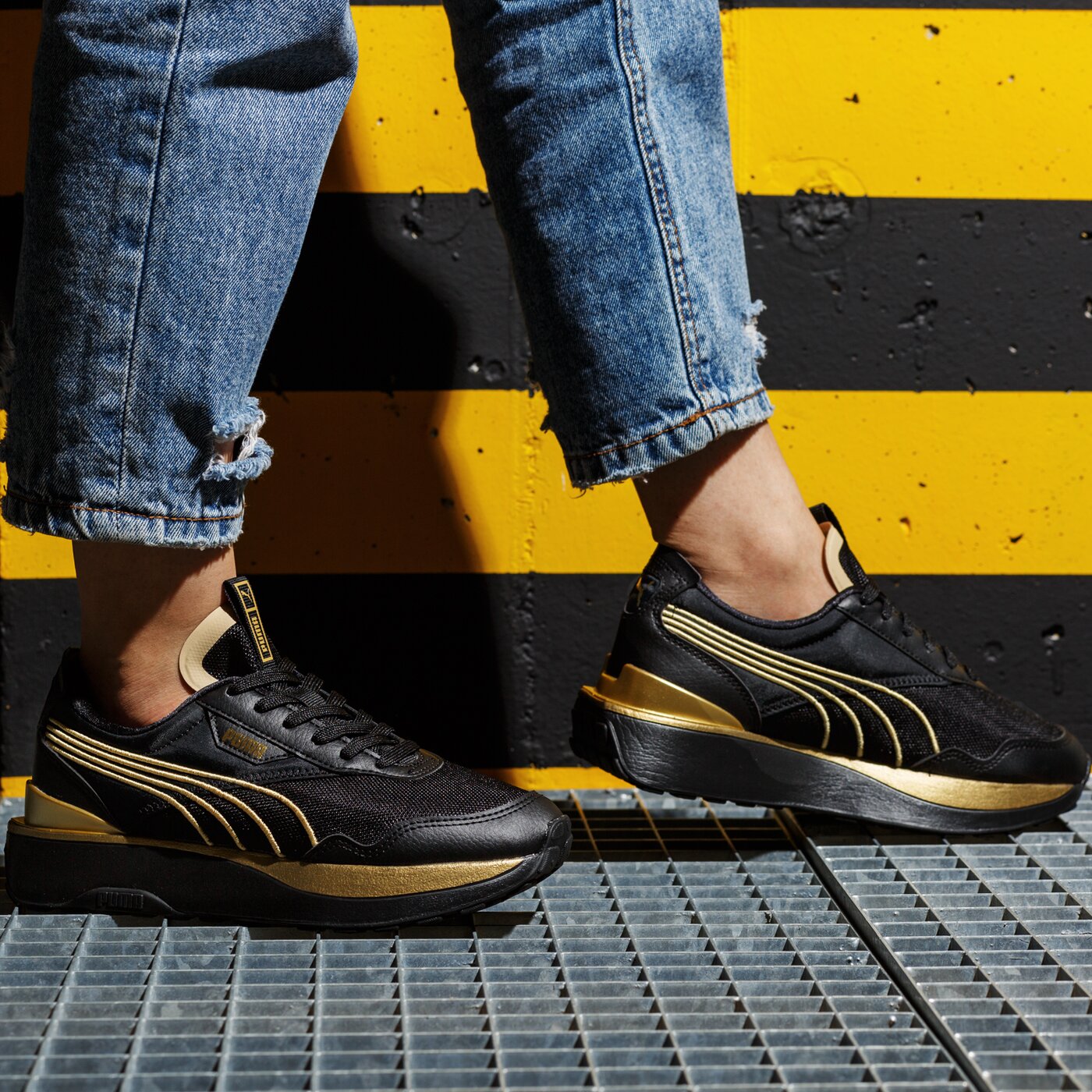 Дамски маратонки PUMA CRUISE RIDER METAL WN'S 38161502 цвят черен