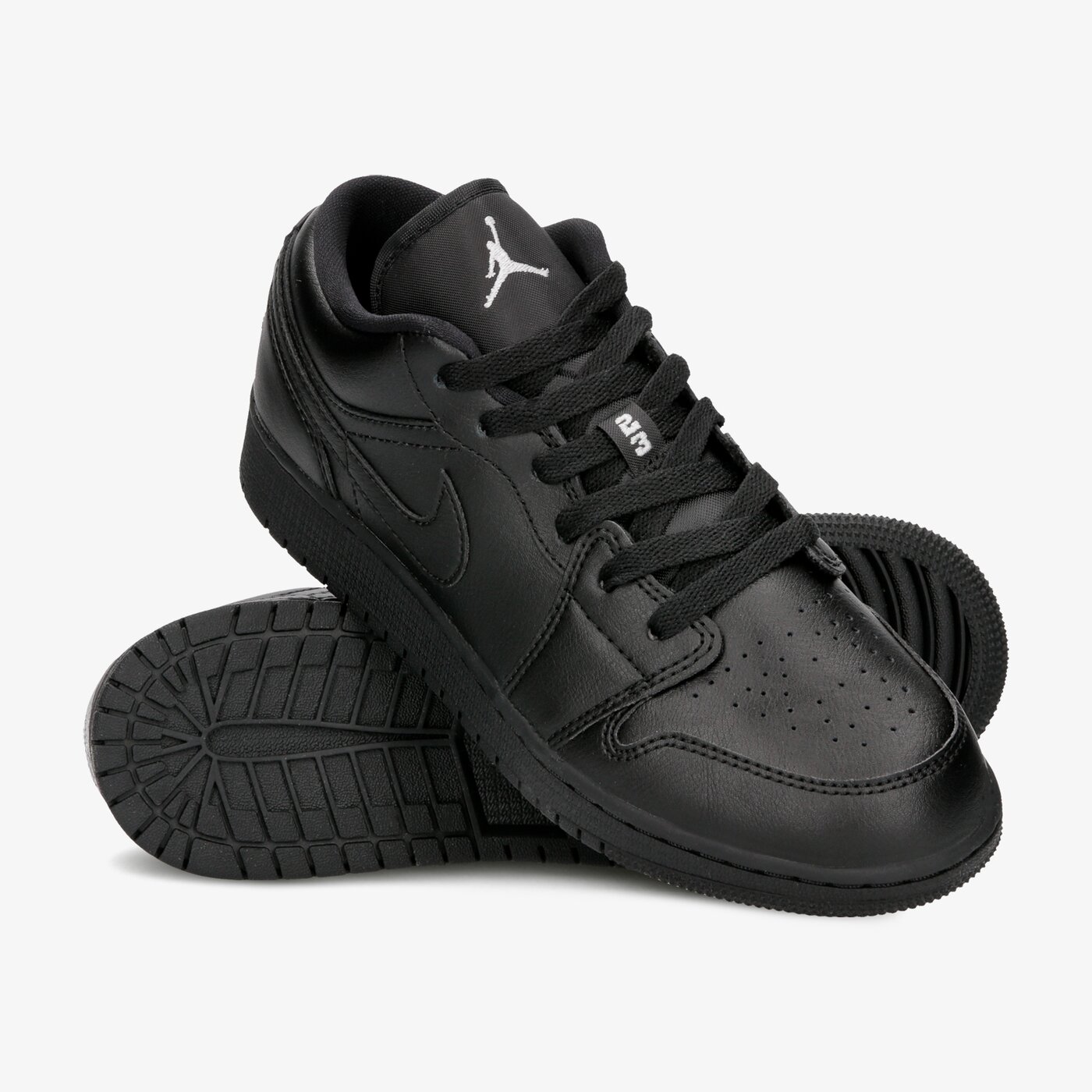 Детски маратонки AIR JORDAN 1 LOW (GS) 553560-006 цвят черен