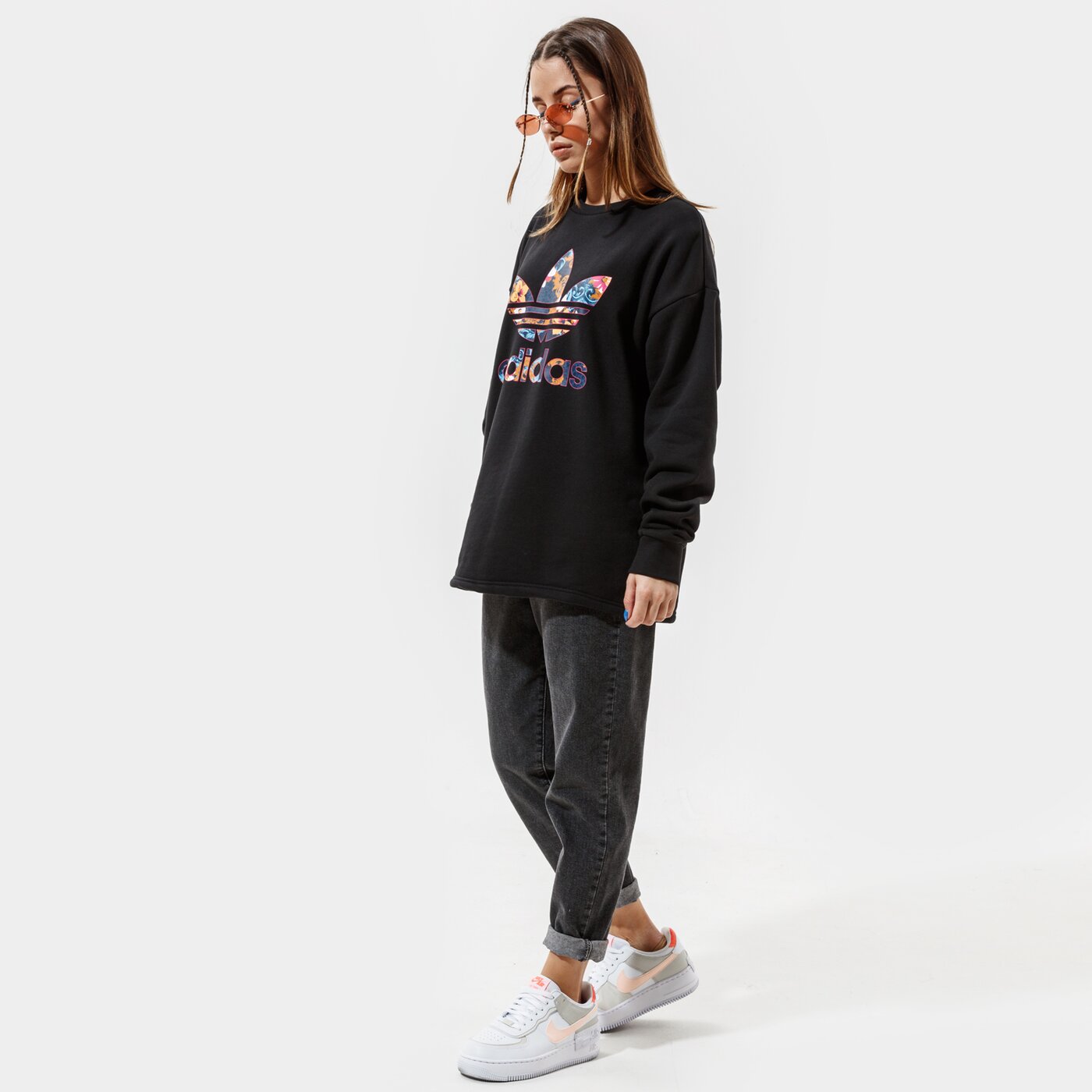 Дамски суичър ADIDAS СУИТЧЪР SWEATSHIRT gn3355 цвят черен