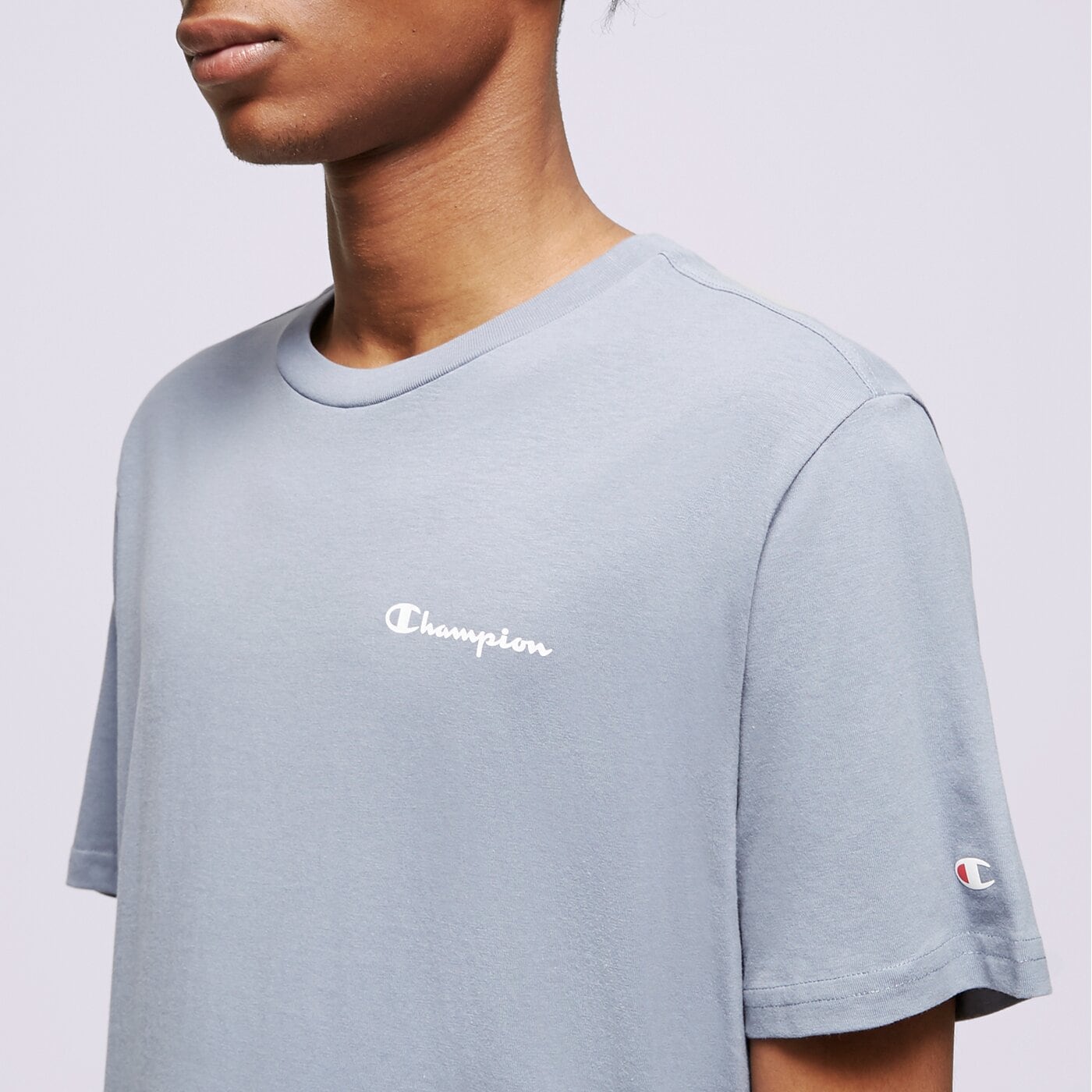 Мъжка тениска CHAMPION ТЕНИСКА CREWNECK ТЕНИСКА 218281bs029 цвят син