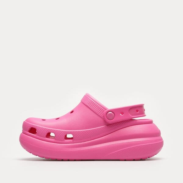 Дамски чехли и сандали CROCS CLASSIC CRUSH CLOG 207521-6ub цвят розов