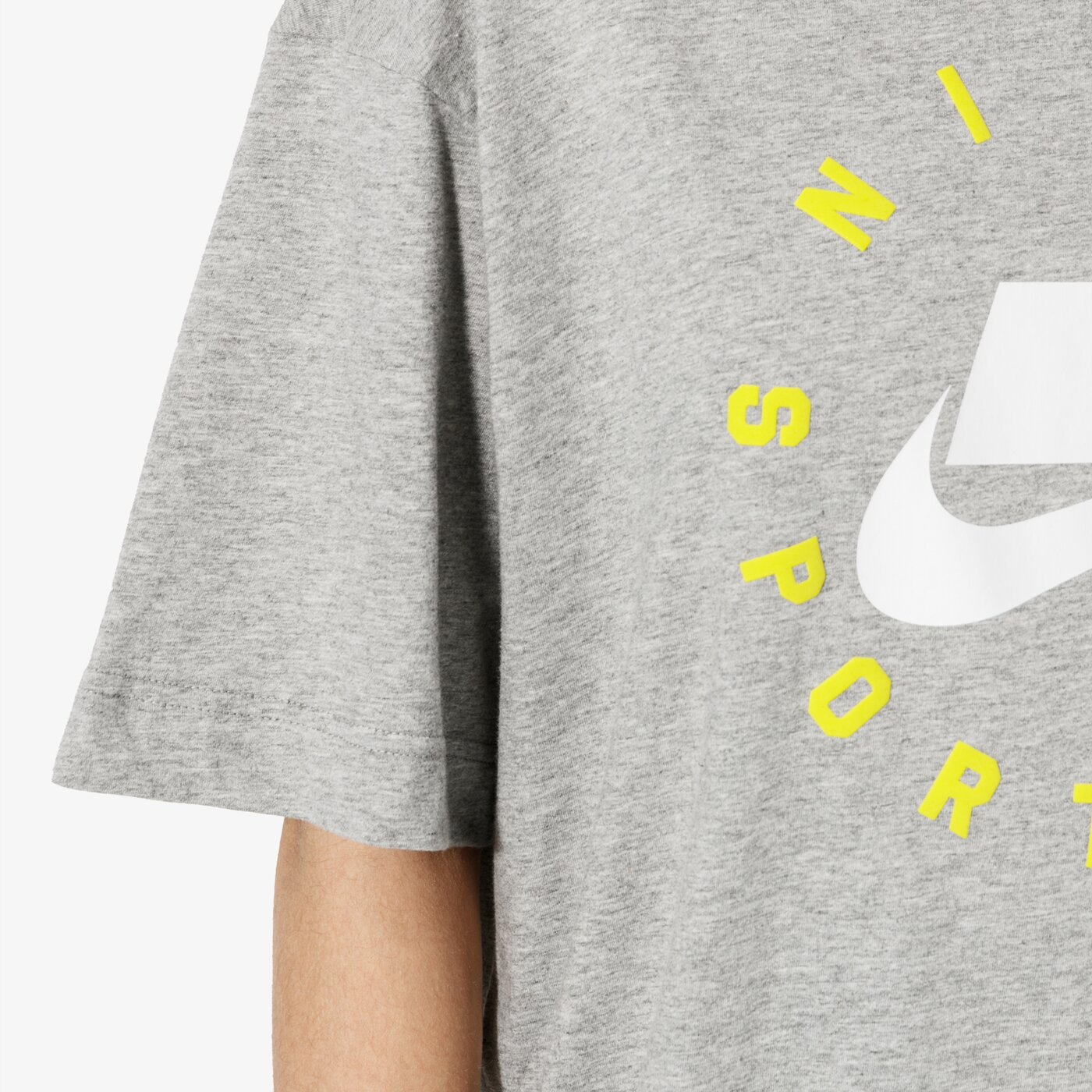 Дамска тениска NIKE ТОП W NSW NSW ТОП SS  SPORTSWEAR at0566-063 цвят сив