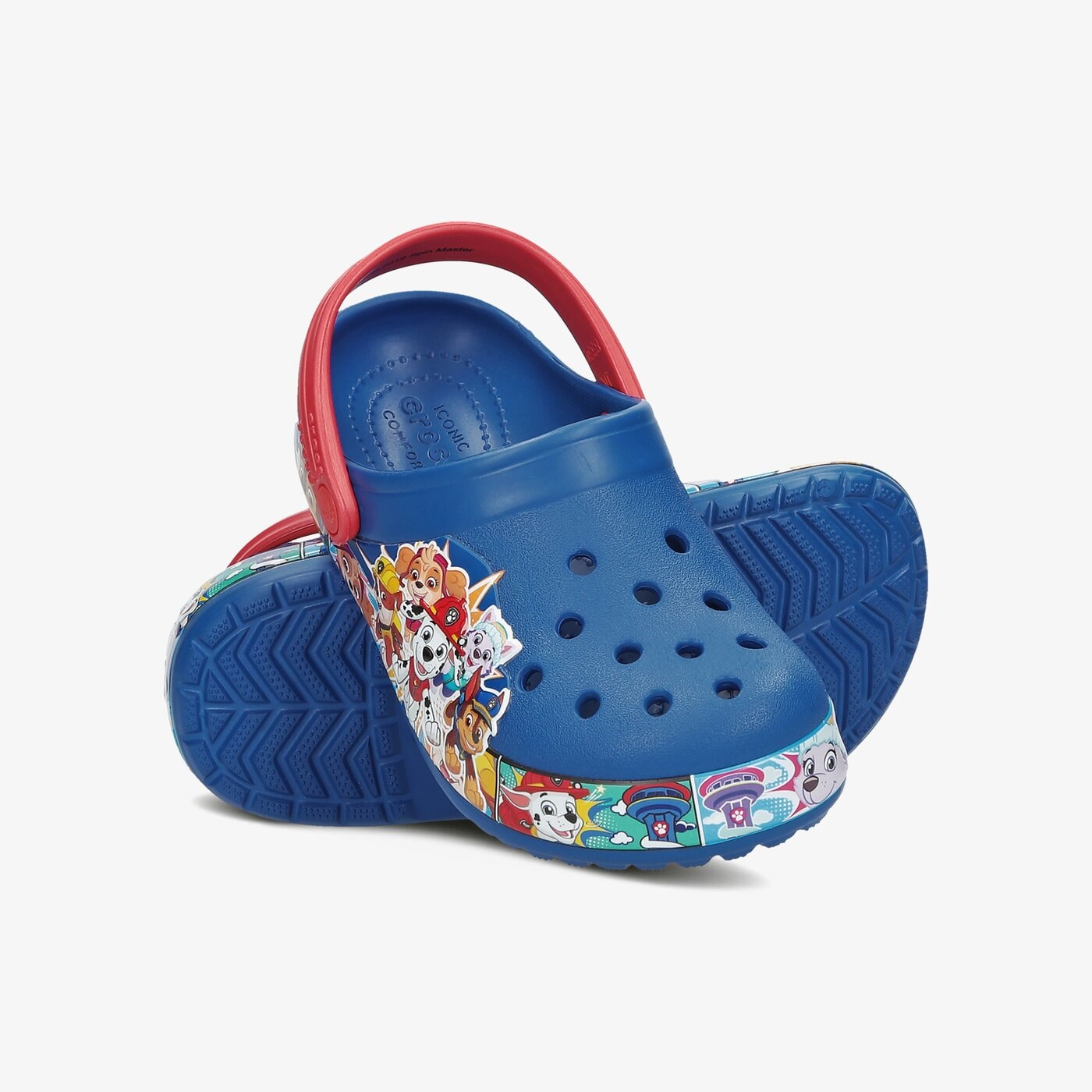 Детски чехли и сандали CROCS FL PAW PATROL BAND CLG K 2055094gx цвят син
