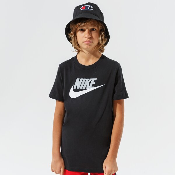 Детска тениска NIKE ТЕНИСКА SPORTSWEAR B ar5252-013 цвят черен