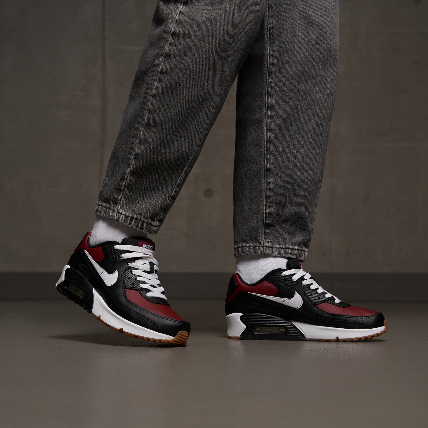 Детски маратонки NIKE AIR MAX 90 LTR cd6864-024 цвят бордо