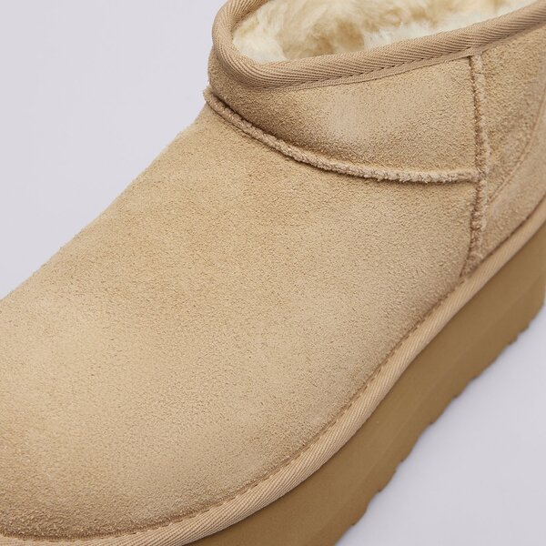 Дамски кежуал UGG CLASSIC ULTRA MINI PLATFORM 1135092-san цвят бежов