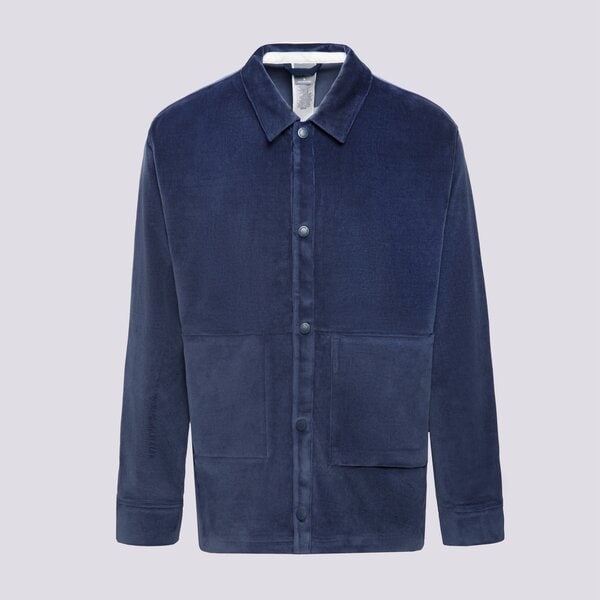 NEW BALANCE РИЗА STRETCH CORDUROY OVERSHIRT mt53524nny цвят тъмносин