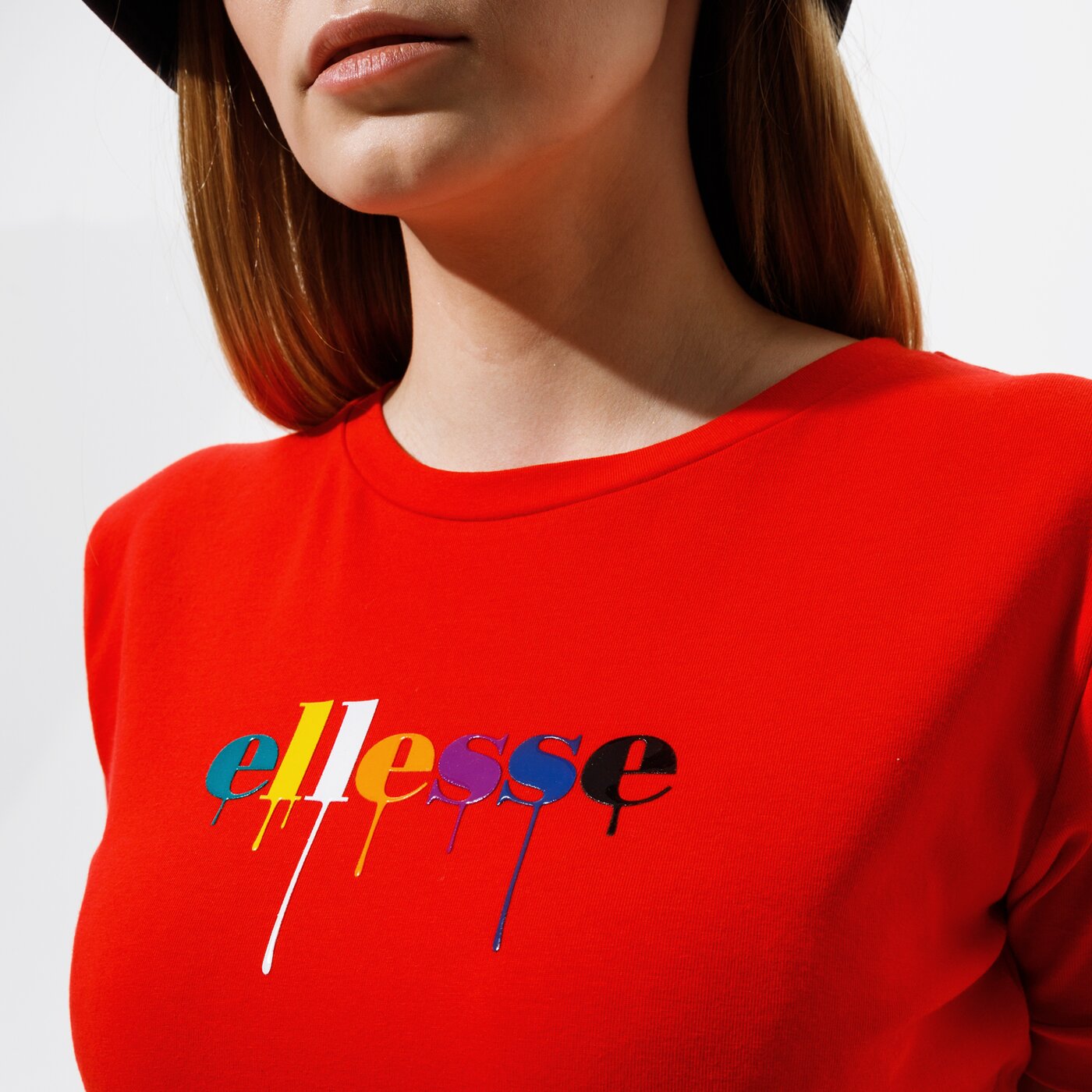 Дамска тениска ELLESSE ТЕНИСКА ROMANCIA CROP ТЕНИСКА RED sgi11087823 цвят червен