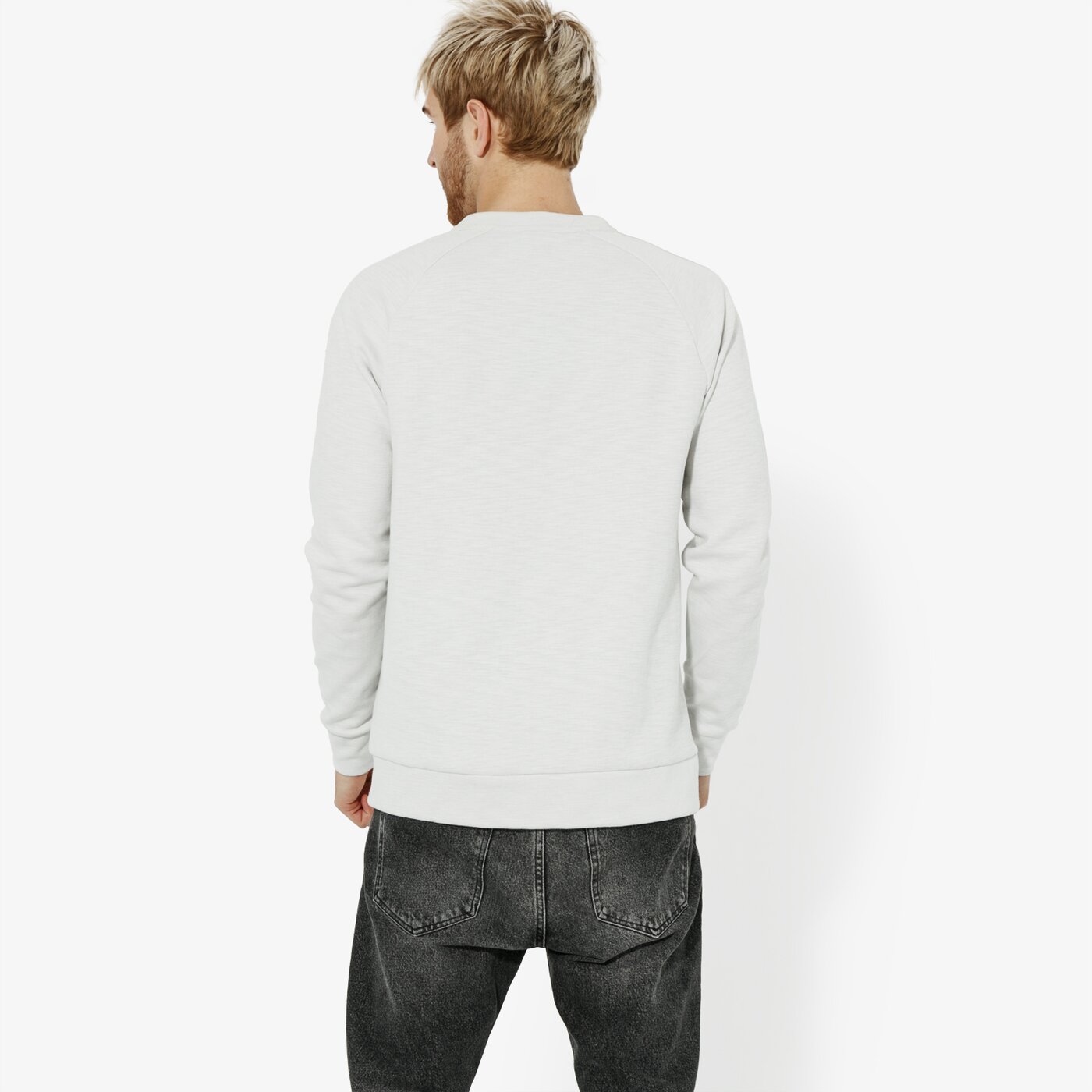 Мъжки суичър NIKE СУИТЧЪР M NSW OPTIC CRW SPORTSWEAR 928465-133 цвят сив