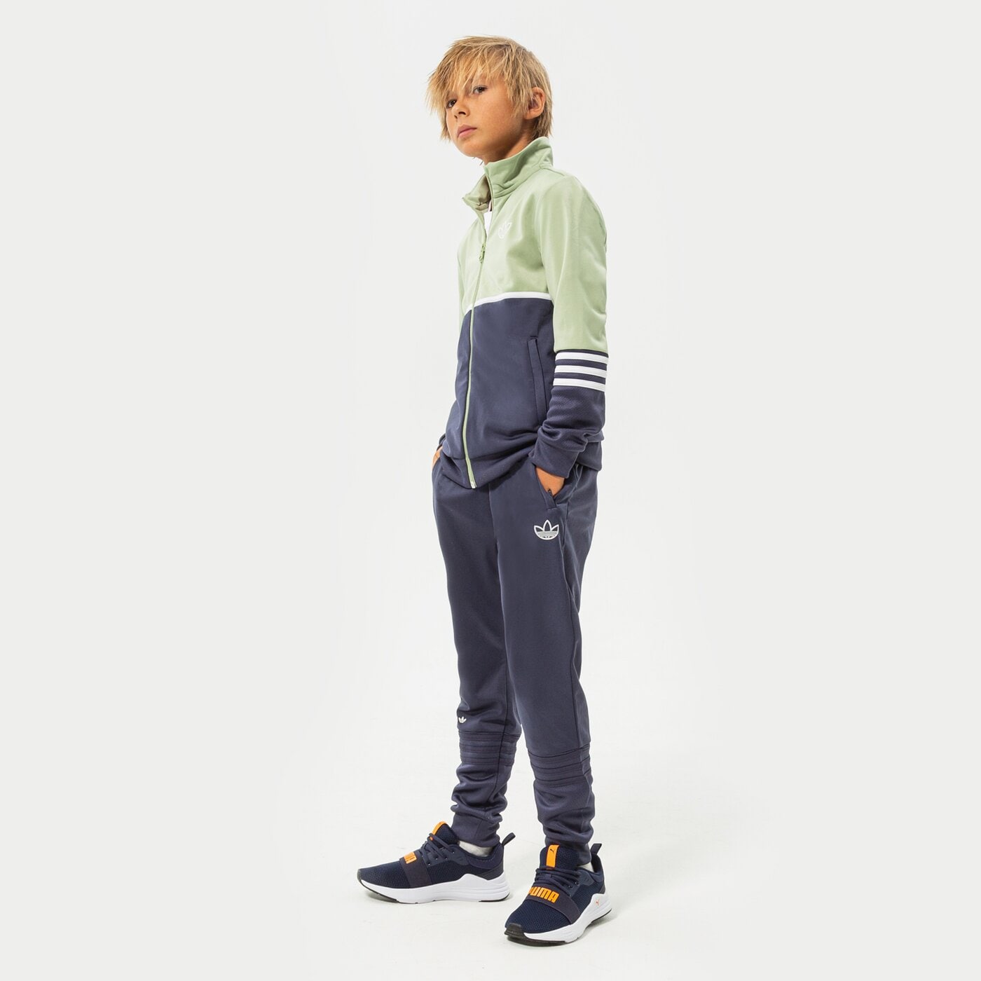 Детски суичър ADIDAS СУИТЧЪР СЪС ЗАКОПЧАВАНЕ TRACK ТОП BOY he2080 цвят многоцветен