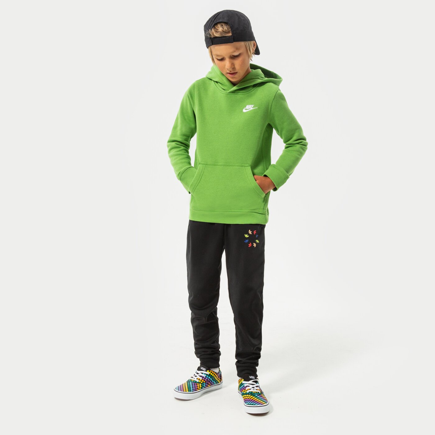 Детски панталони ADIDAS ПАНТАЛОНИ TRACK PANTS BOY hb9468 цвят черен