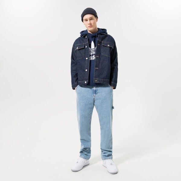 Мъжки суичър ADIDAS СУИТЧЪР С КАЧУЛКА TREFOIL HOODY hk5298 цвят син
