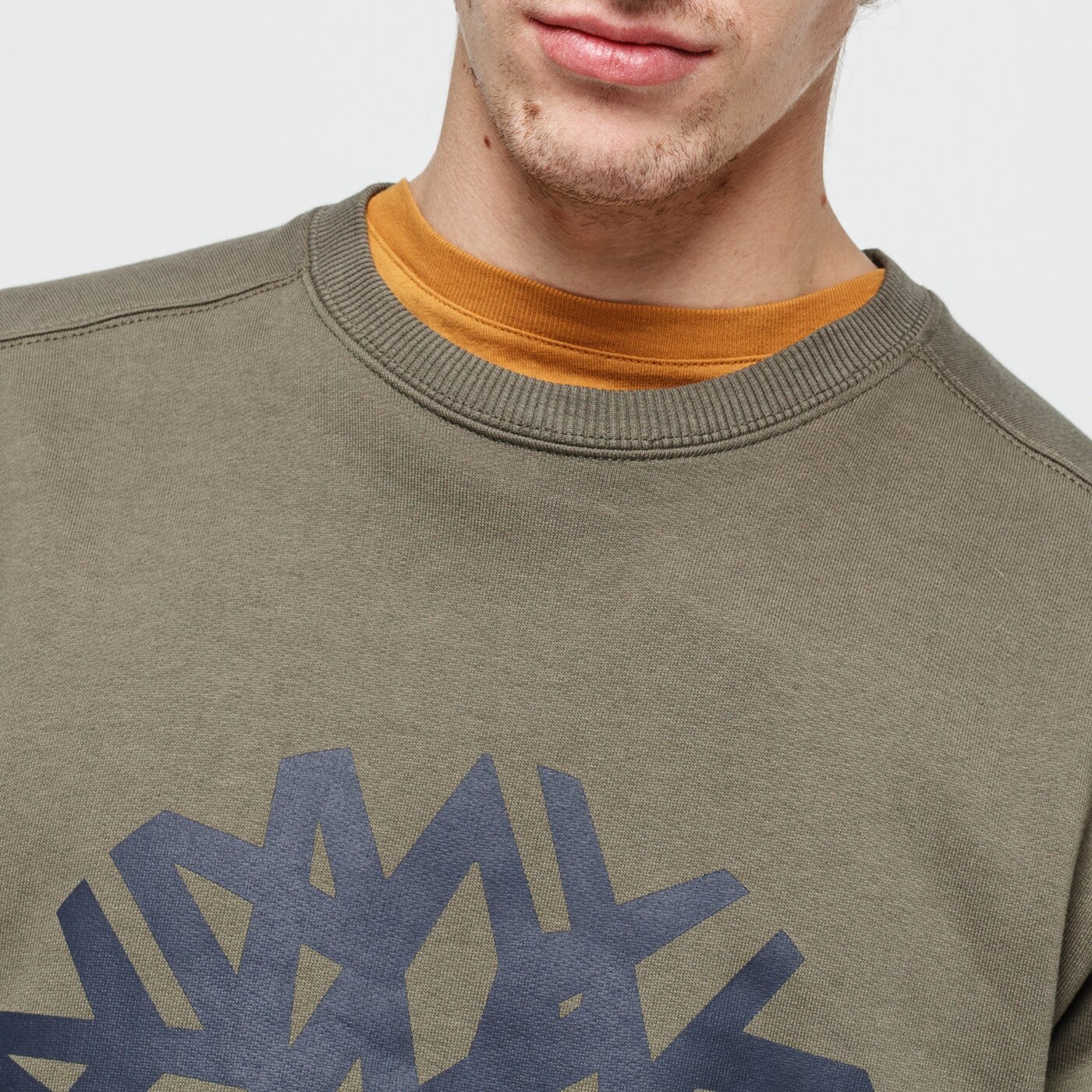 Мъжки суичър TIMBERLAND СУИТЧЪР YC CORE TREE LOGO CREW NECK SWEATSHIRT tb0a2bj8z281 цвят каки