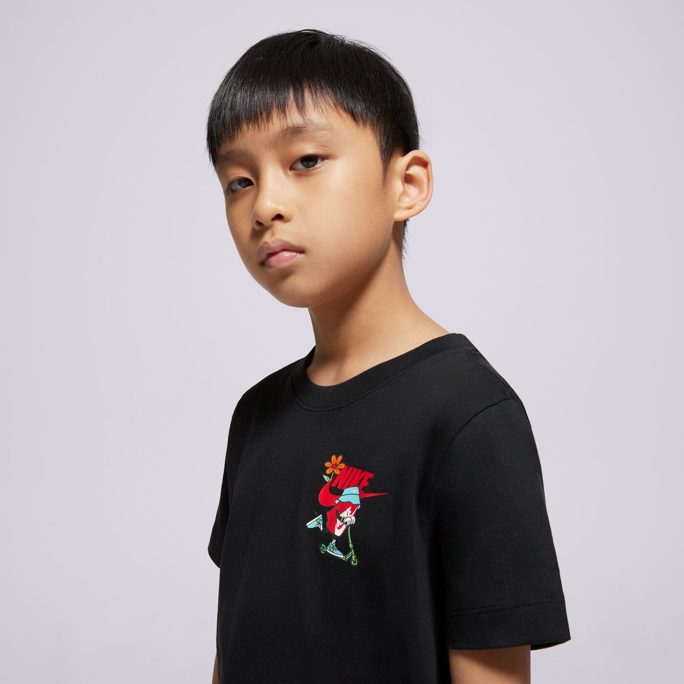 Детска тениска NIKE ТЕНИСКА K NSW TEE BOXY SCOOTER BOY hq3239-010 цвят бял