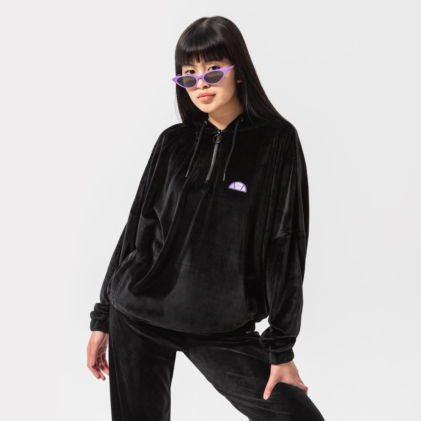 Дамски суичър ELLESSE СУИТЧЪР С КАЧУЛКА GENE SWEATSHIRT WSHD BLK sgm14167079 цвят черен