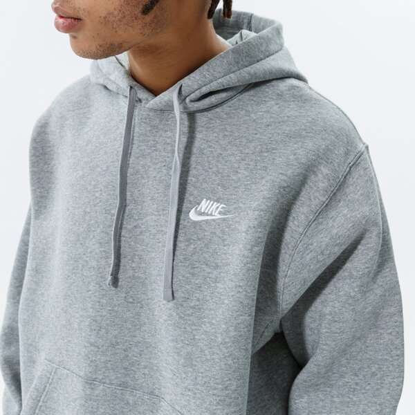 Мъжки суичър NIKE СУИТЧЪР С КАЧУЛКА SPORTSWEAR CLUB FLEECE bv2654-063 цвят сив