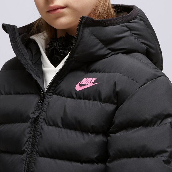 Детска преходно яке NIKE ЯКЕ ЗИМНО K NSW LOW SYNFL JKT ADP GIRL fd2845-011 цвят черен