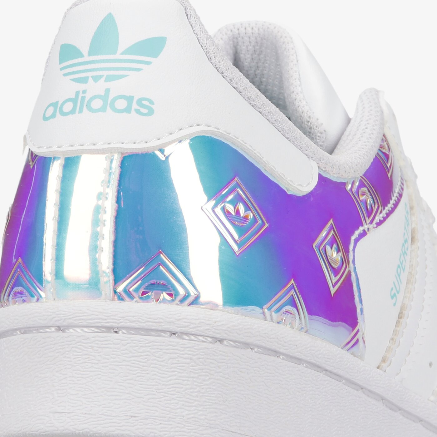 Детски маратонки ADIDAS SUPERSTARJ h03949 цвят бял