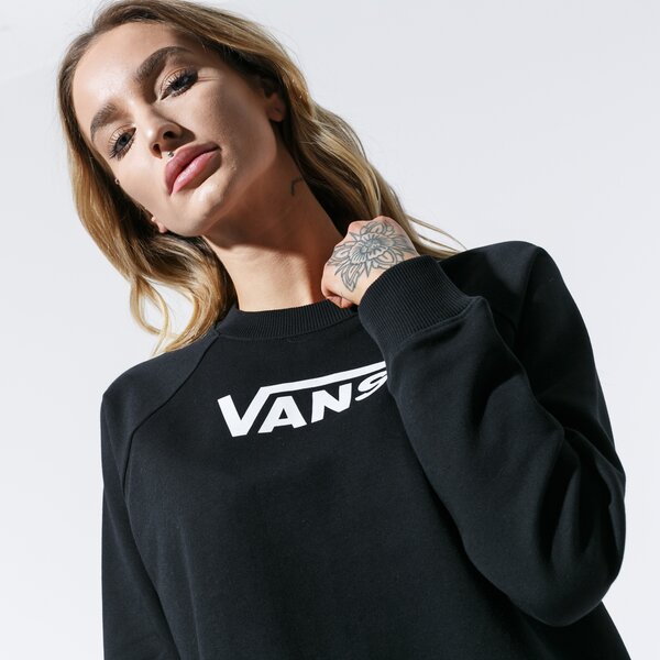 Дамски суичър VANS СУИТЧЪР FLYING V BOXY vn0a4bd6blk1 цвят черен