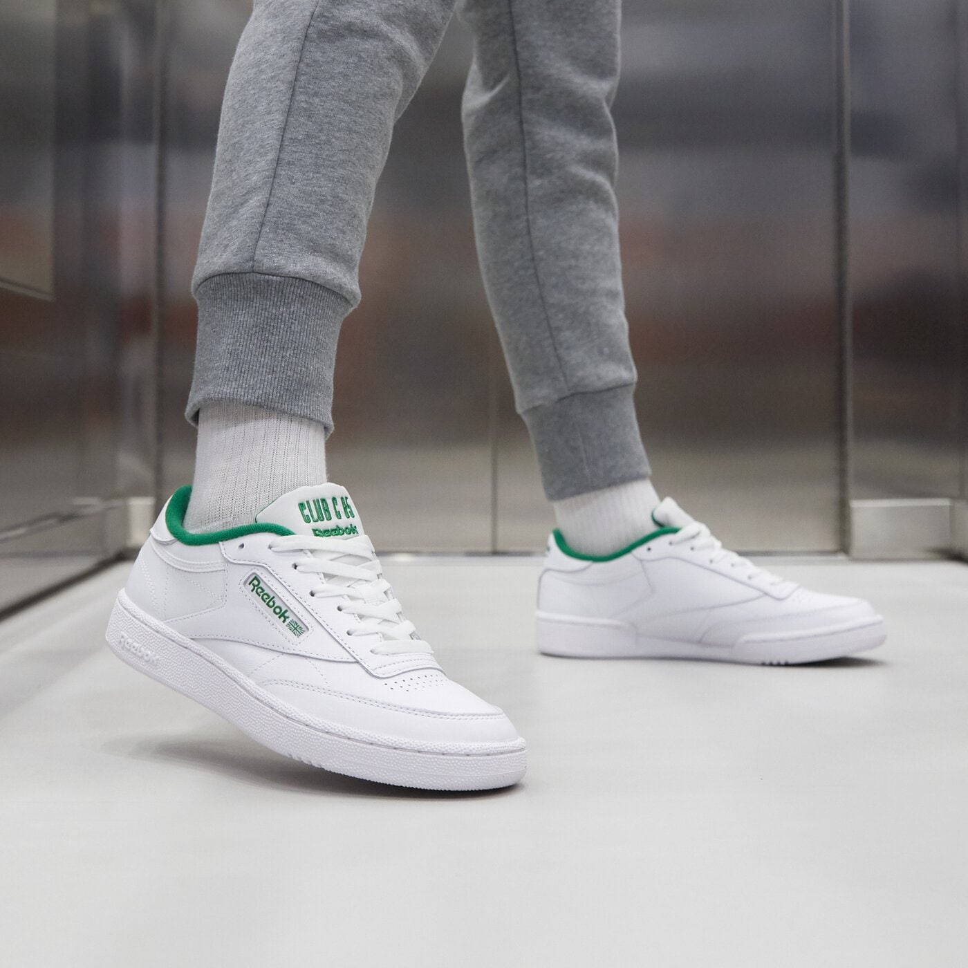 Дамски маратонки REEBOK CLUB C 85 ie9387 цвят бял