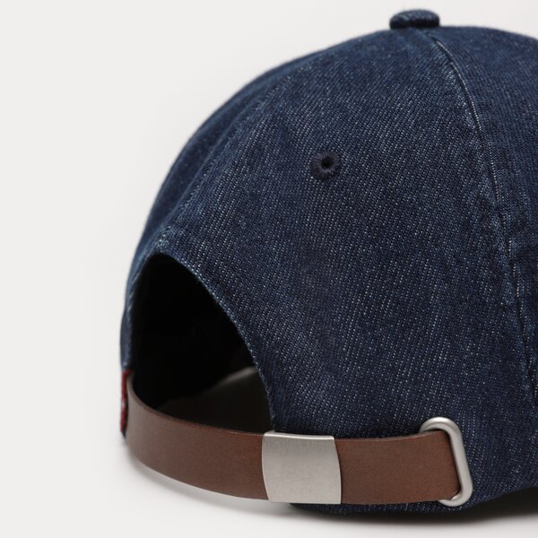 Дамска шапка с козирка LEVI'S ШАПКА ESSENTIAL CAP d75890004 цвят син