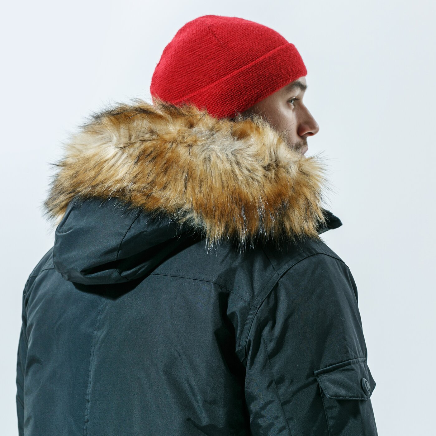 Мъжко зимно яке CONFRONT ЯКЕ ЗИМНО ATTIS JKT cfv320kud01002 цвят черен