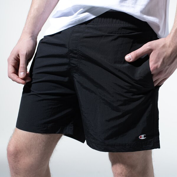 Мъжки къси панталони CHAMPION ШОРТИ BASIC SWIM SHORTS 215498kk001 цвят черен