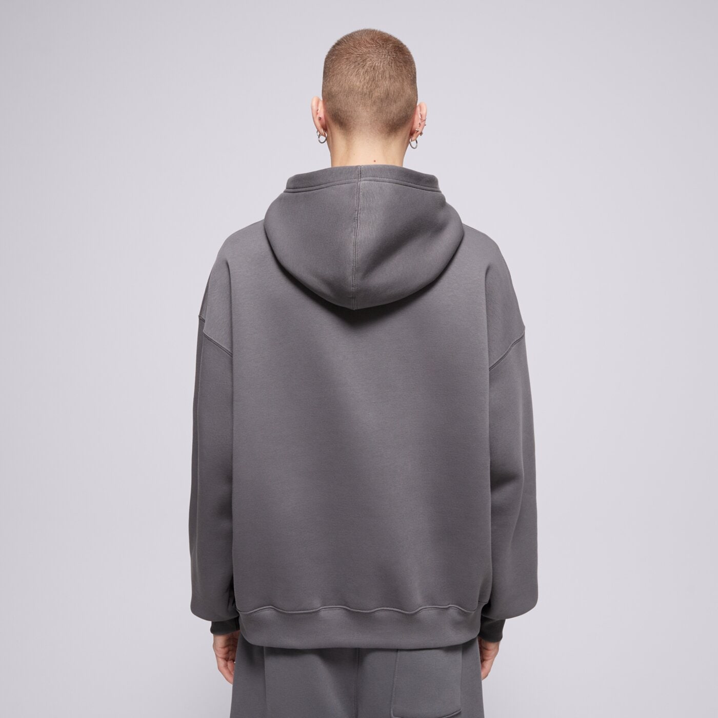 Мъжки суичър JORDAN СУИТЧЪР С КАЧУЛКА JORDAN BROOKLYN FLEECE ib7235-068 цвят сив