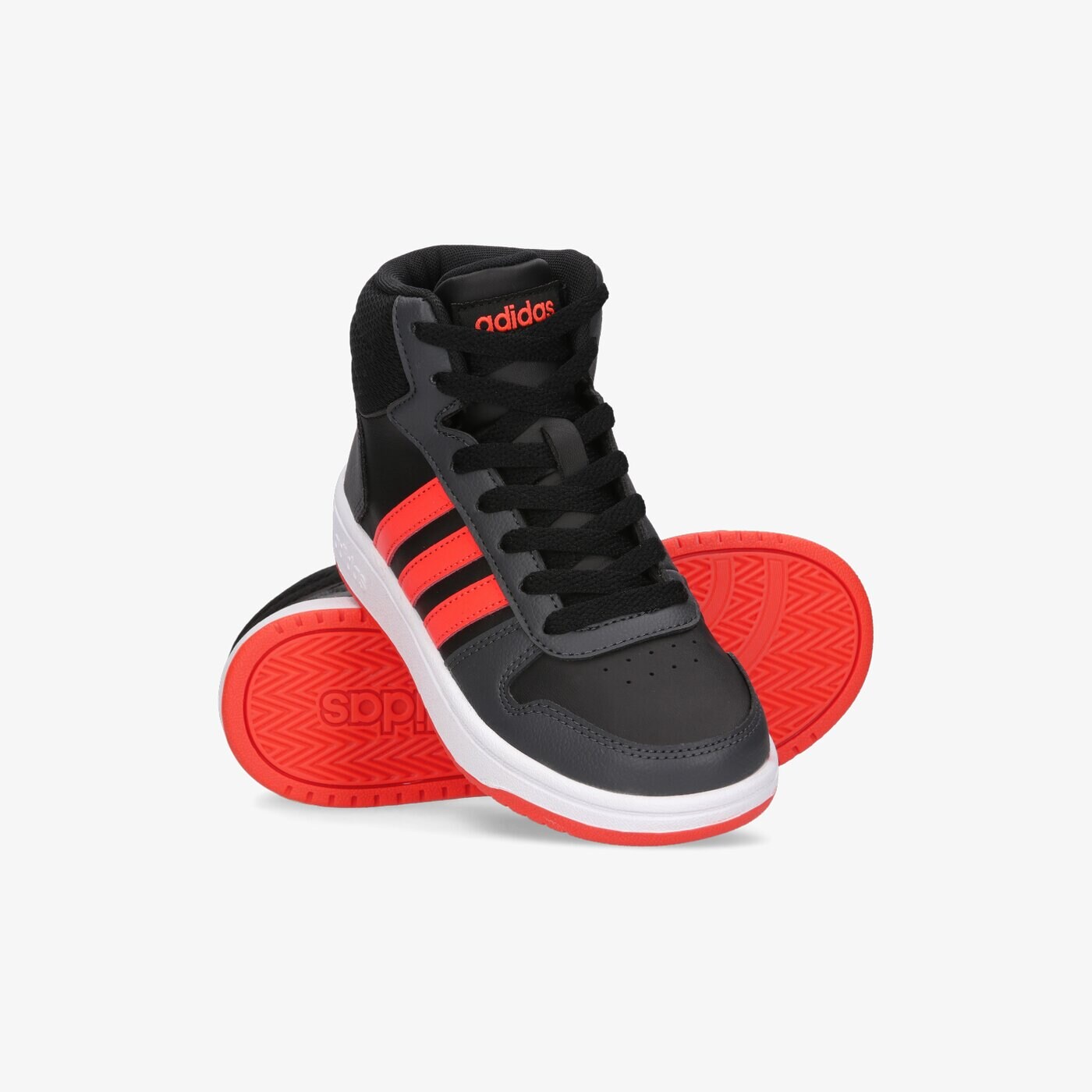 Детски маратонки ADIDAS HOOPS MID 2.0 K gz7768 цвят черен