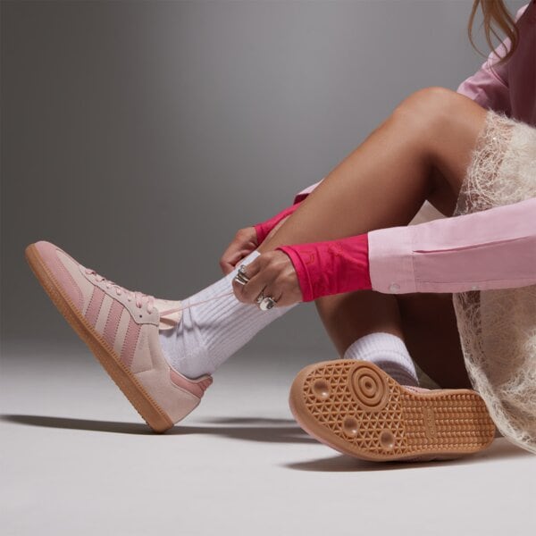 Дамски маратонки ADIDAS SAMBA OG W jr8874 цвят розов