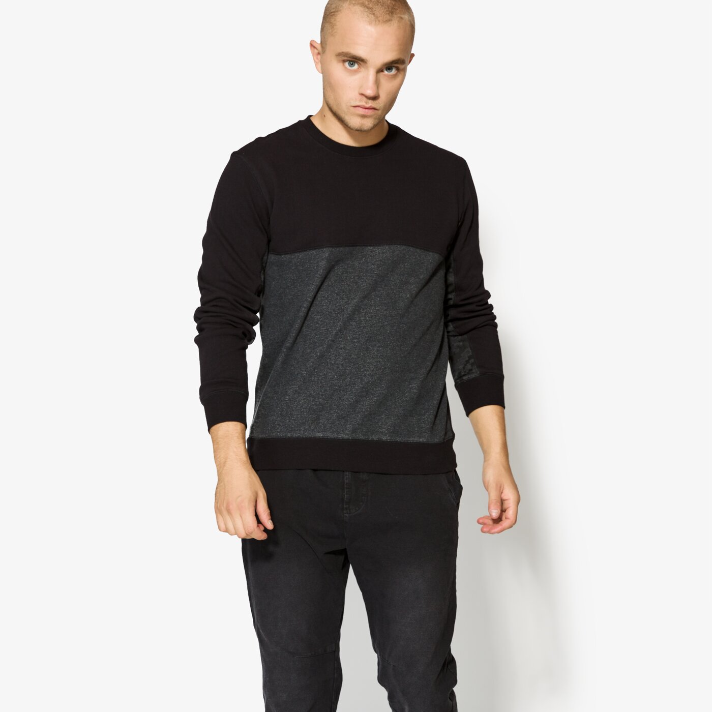 Мъжки суичър CONFRONT СУИТЧЪР ARNICA cf37blm13001 цвят черен