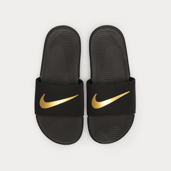 Детски чехли и сандали NIKE KAWA SLIDES  819352-003 цвят черен