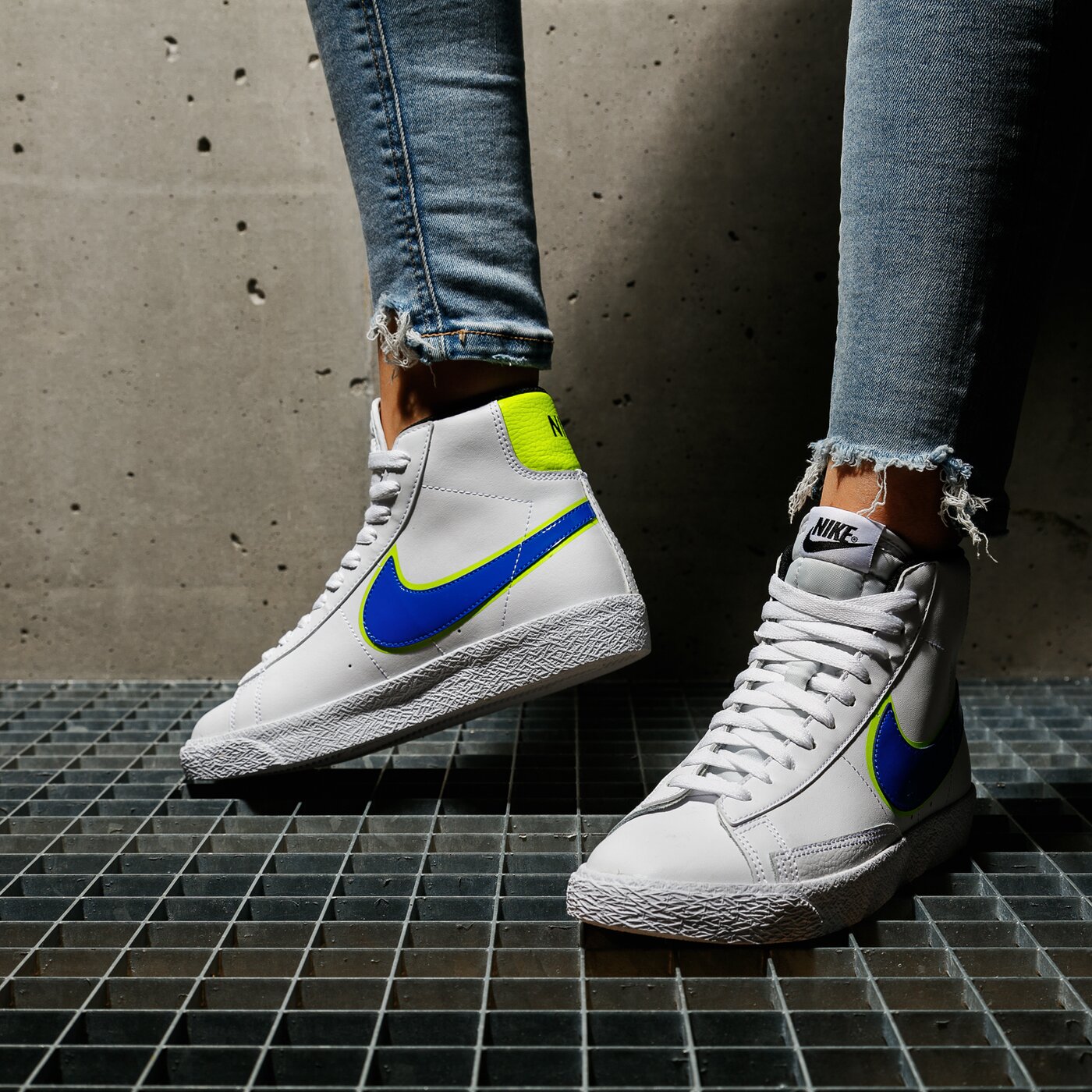 Детски маратонки NIKE BLAZER MID GS db4677-100 цвят бял