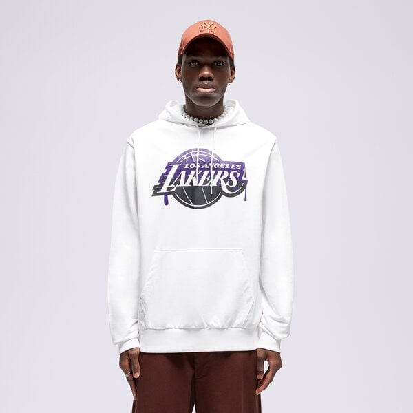 Мъжки суичър NEW ERA СУИТЧЪР С КАЧУЛКА NBA DRIP LAKERS LOS ANGELES LAKERS 60332212 цвят бял