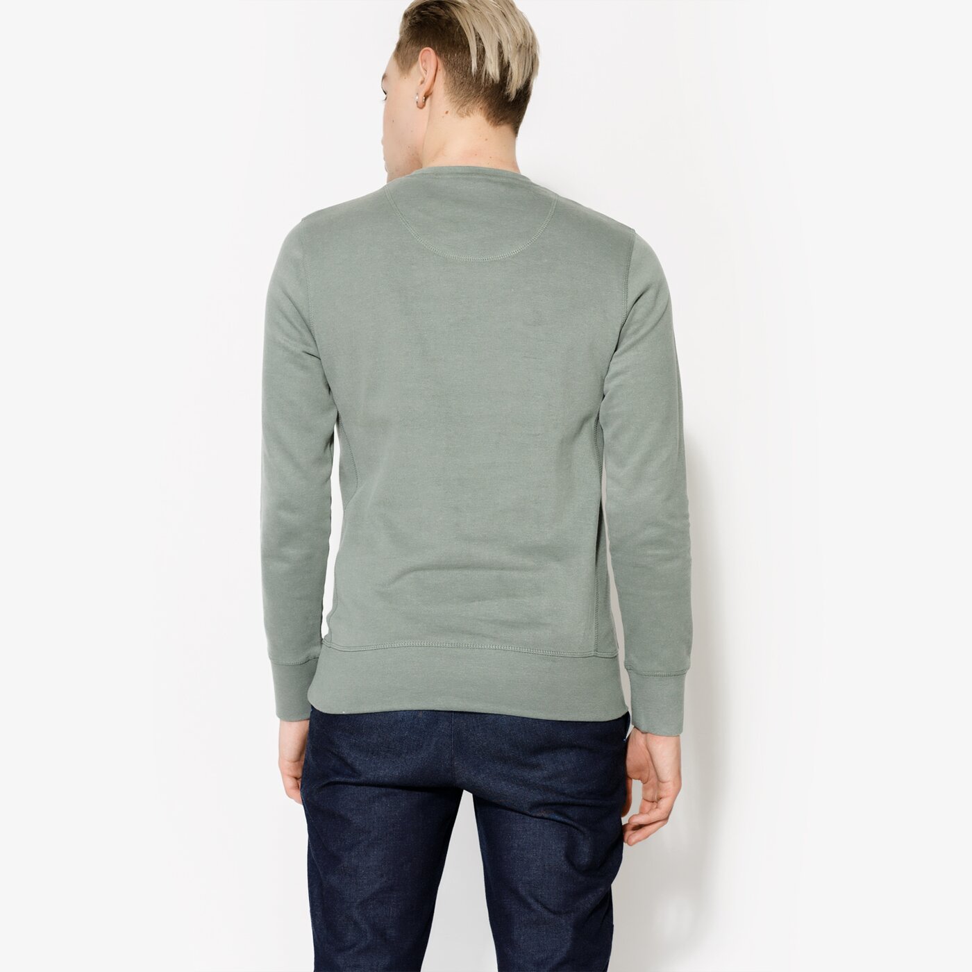 Мъжки суичър CONFRONT СУИТЧЪР FOND cfv17blm01001 цвят зелен