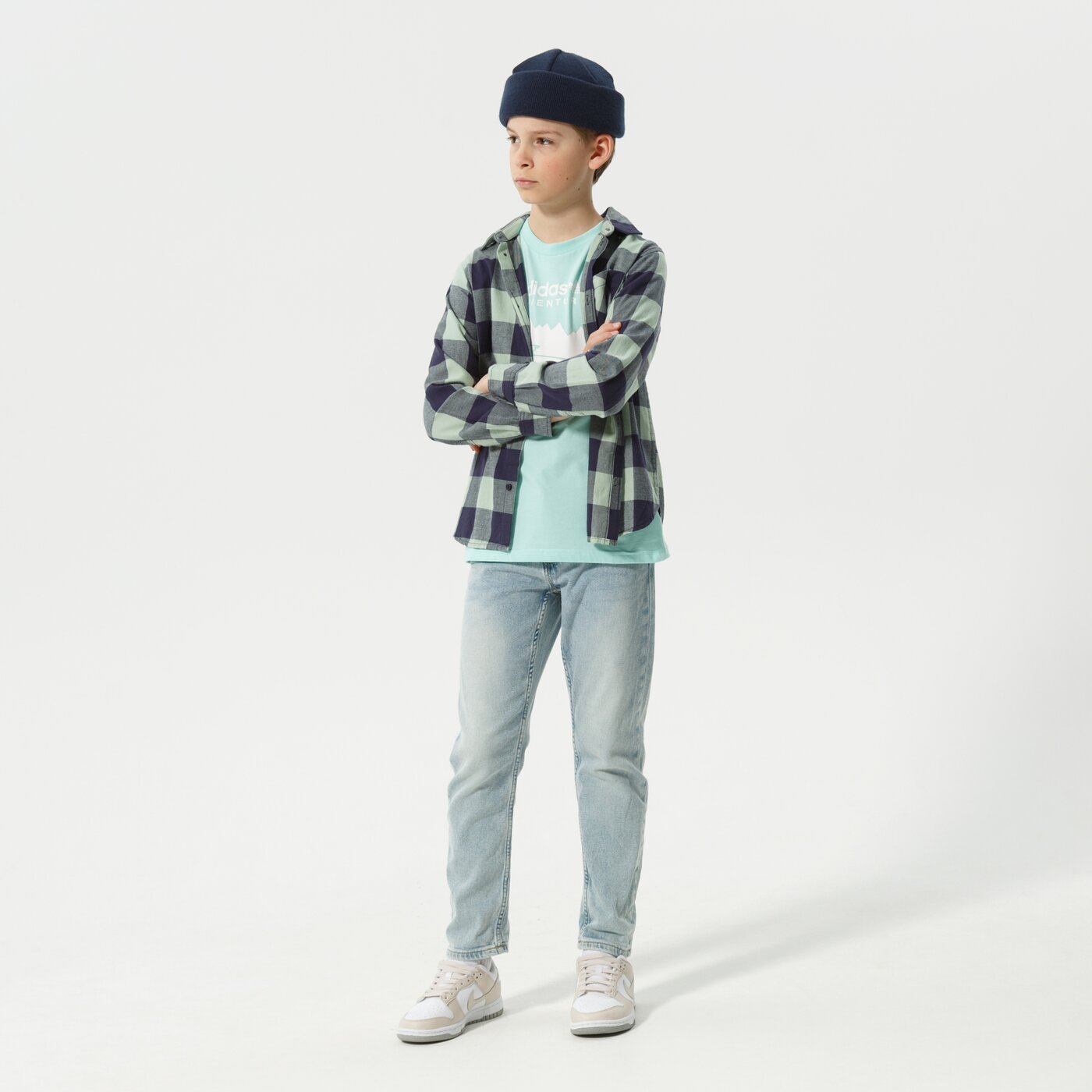 Детска тениска ADIDAS ТЕНИСКА TEE BOY he2059 цвят син