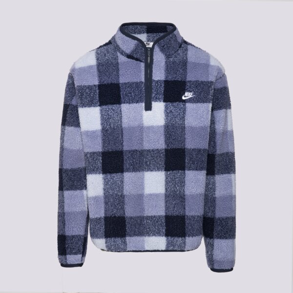 Мъжки суичър NIKE ПОЛАР M NK CLUB SSNL WNTRZD AOP HZ fz0896-057 цвят син
