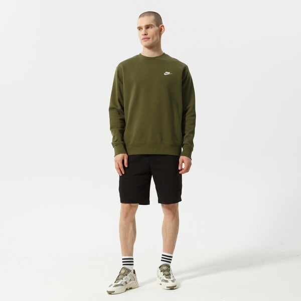 Мъжки суичър NIKE СУИТЧЪР SPORTSWEAR CLUB FLEECE bv2662-327 цвят каки