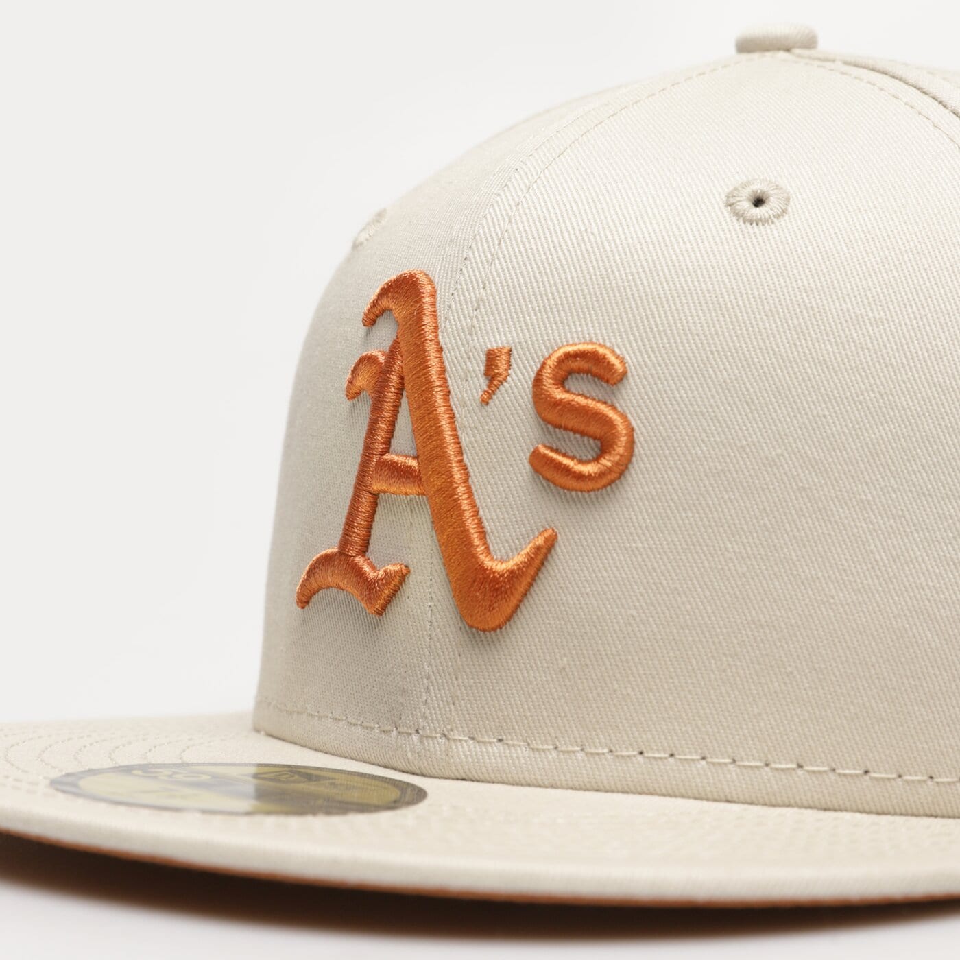 Мъжка шапка с козирка NEW ERA ШАПКА LE 5950 ATHLETICS OAKLAND ATHLETICS 60358160 цвят бежов