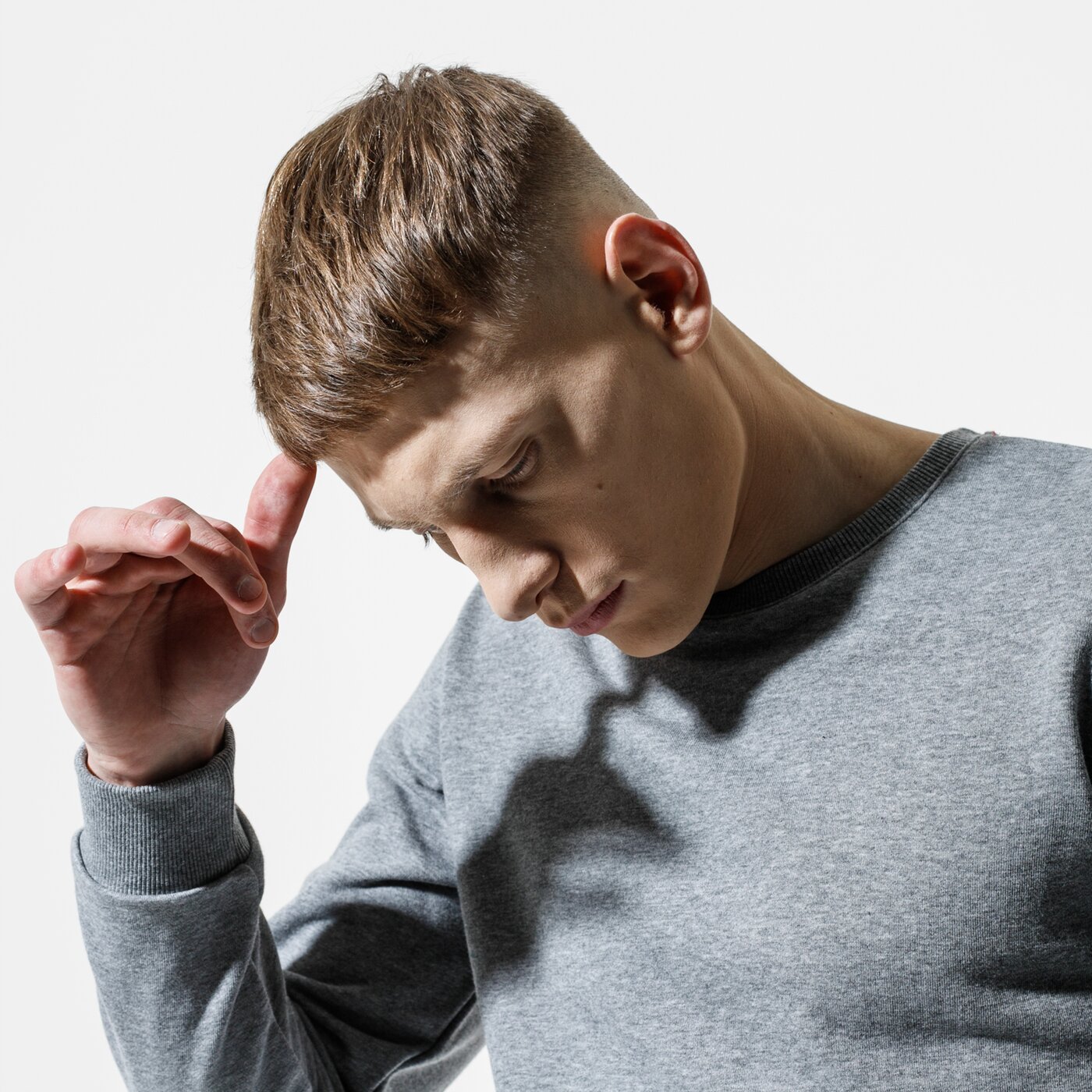 Мъжки суичър CONFRONT СУИТЧЪР JOFFREY cf120blm59001 цвят сив