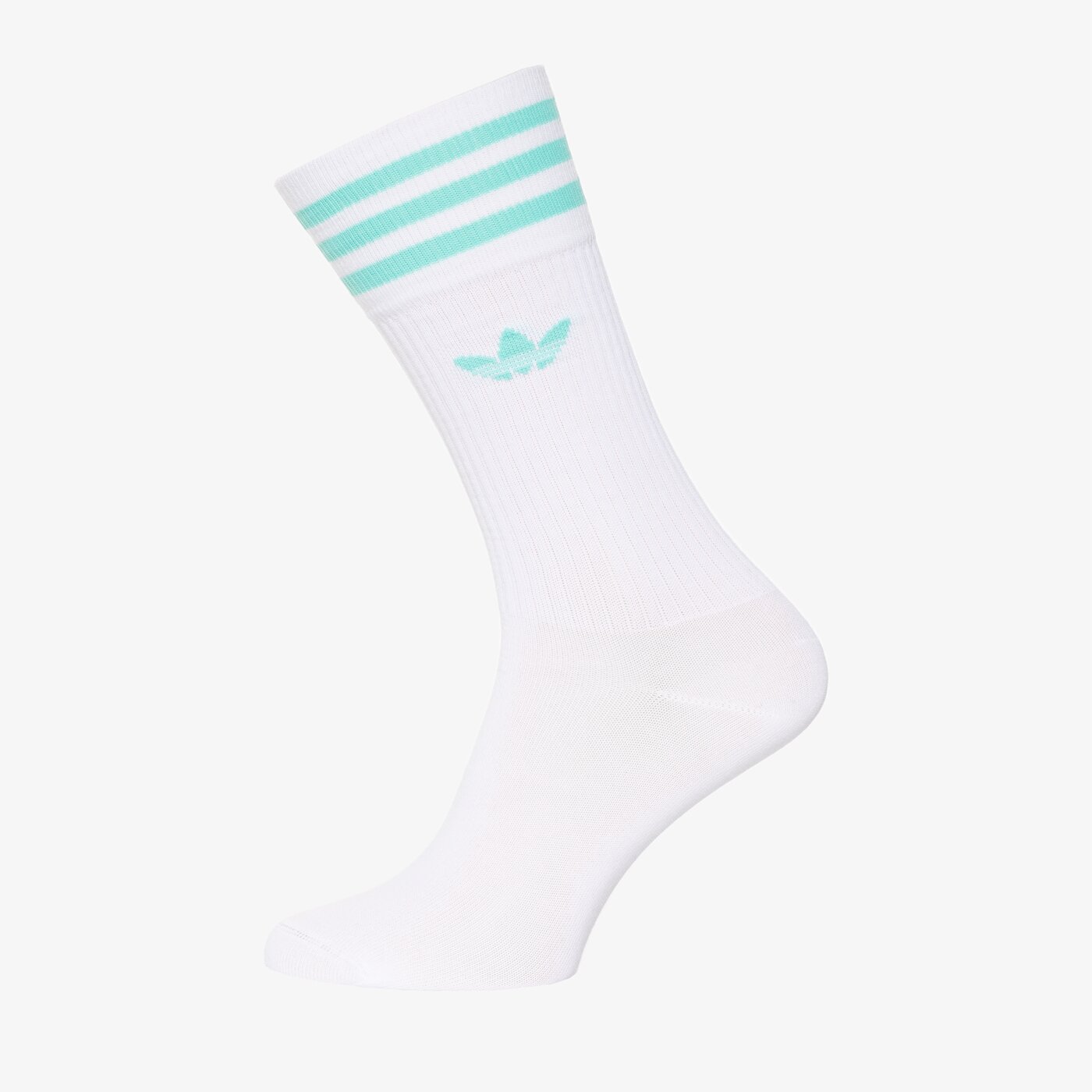 Дамски чорапи ADIDAS ЧОРАПИ SOLID CREW SOCK hc9562 цвят бял