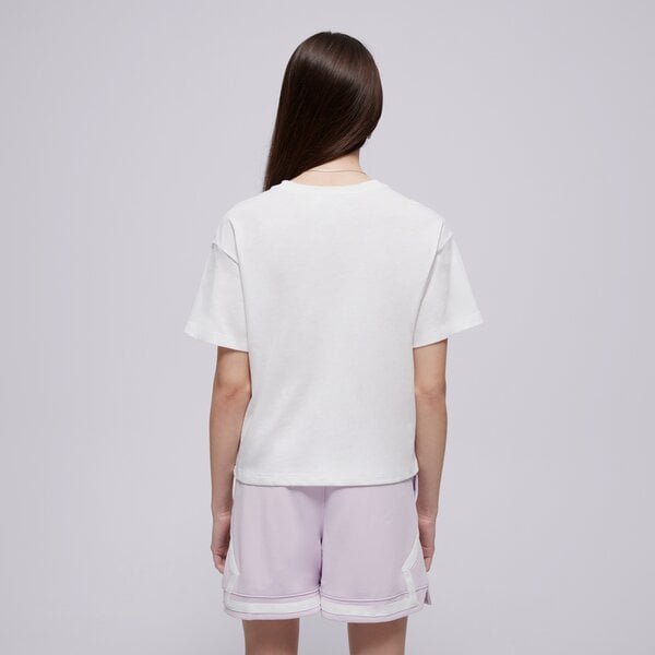 Детска тениска JORDAN ТЕНИСКА MJ BRKLYN ESSENTIALS SS TEE GIRL 45d311001 цвят бял