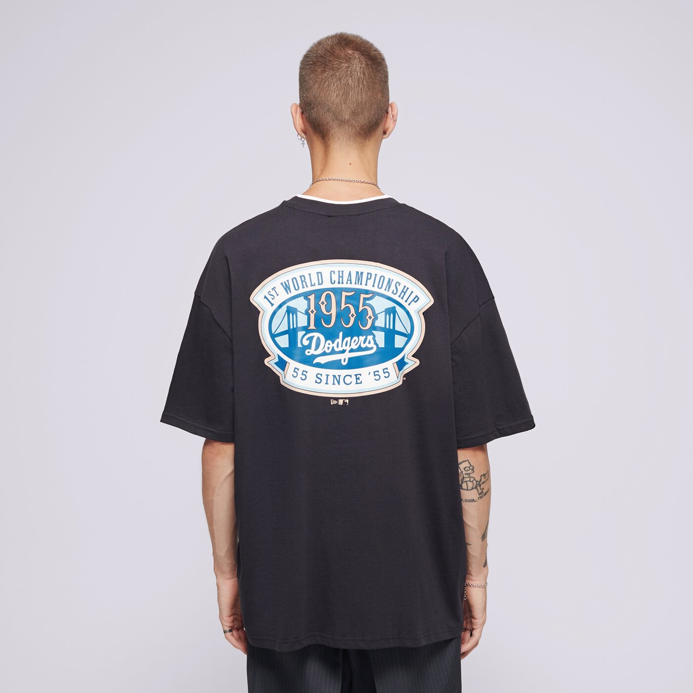 Мъжка тениска NEW ERA ТЕНИСКА WS LA DODGERS LOS ANGELES DODGERS NVYTTA 60564869 цвят тъмносин