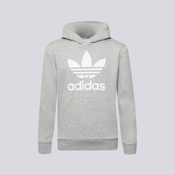 Детски суичър ADIDAS СУИТЧЪР С КАЧУЛКА TREFOIL HOODIE BOY ge1979 цвят сив