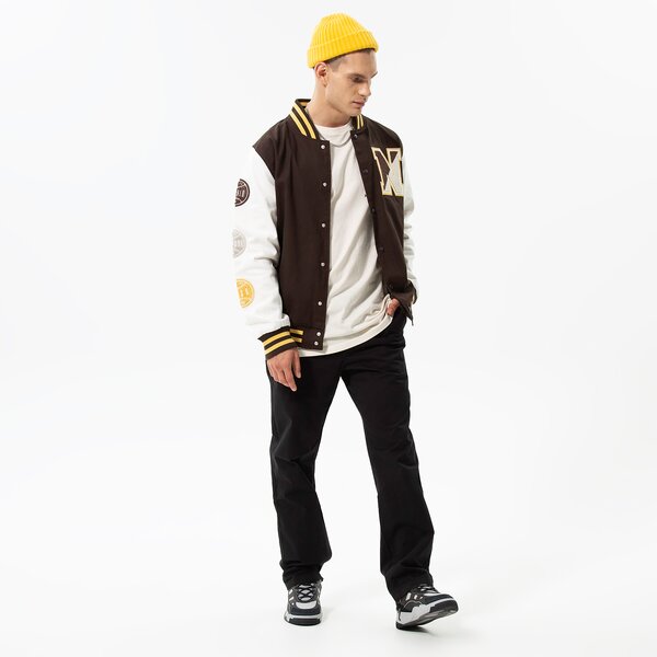 Мъжко преходно яке NEW ERA ЯКЕ HERITAGE VARSITY NE NEW ERA BRSOFW 60284780 цвят кафяв