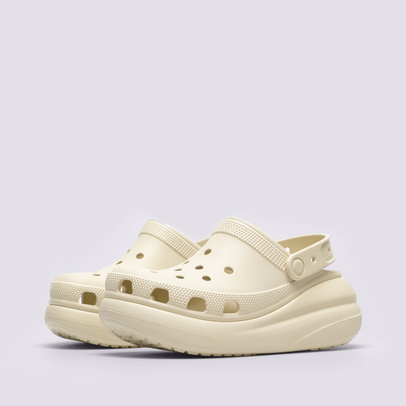 Дамски чехли и сандали CROCS CLASSIC CRUSH CLOG 207521-2y2 цвят бежов